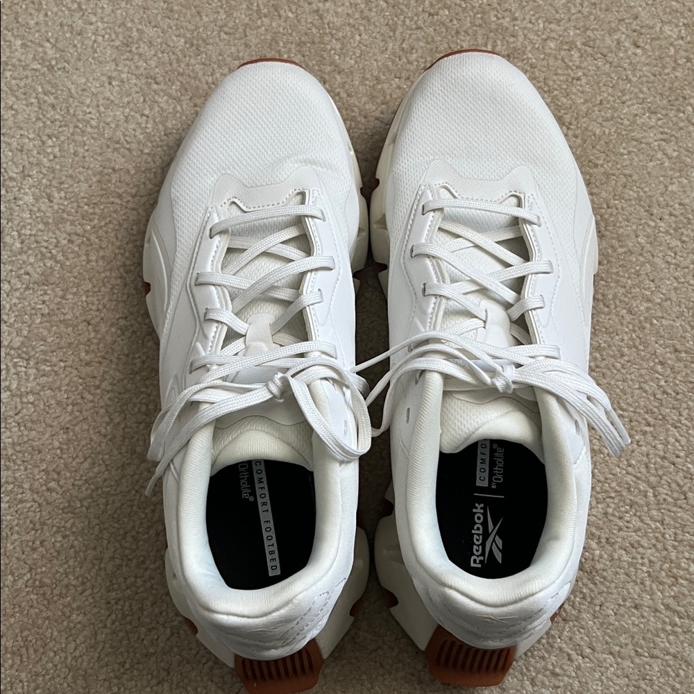 Reebok Zig Dynamica 4 Women's Running Shoes Chalk - Picture 5 of 7